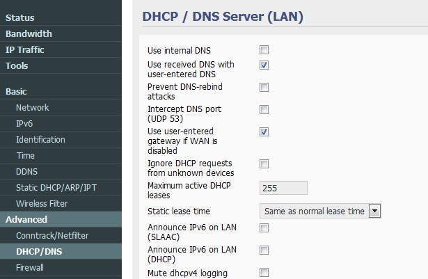 dns tomato dir 620